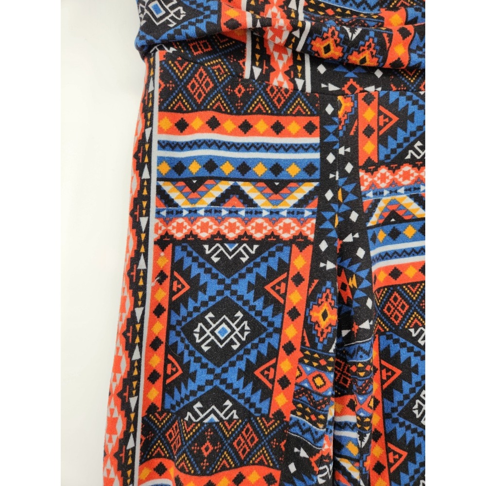 Boho Pants Womens 1X Beige‎  Retro Wide Leg Pull On Lounge Hippie Stretch - Picture 2 of 8